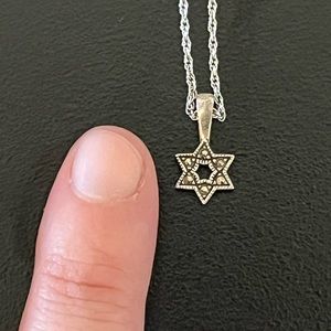 Star of David Necklace - Silver